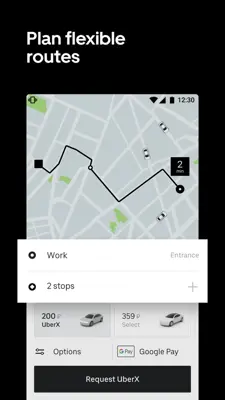 Uber Russia android App screenshot 1